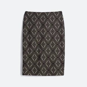RENEE C Elvira Lace Pencil Skirt
